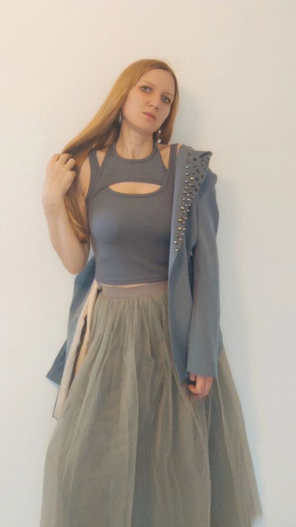Drama Queen with Blazer 3.0., blue gray – Bild 6