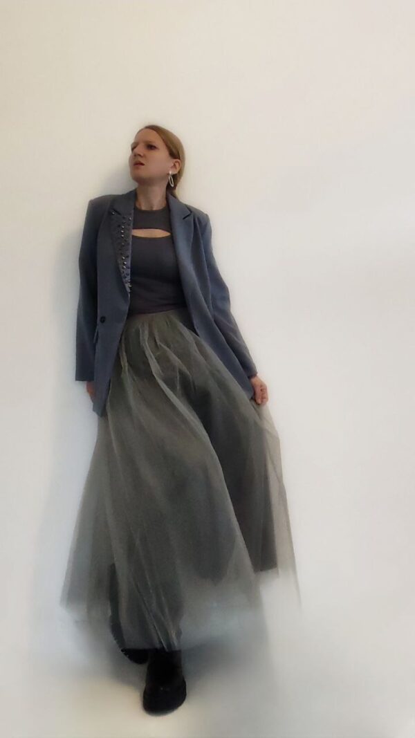 Drama Queen with Blazer 3.0., blue gray